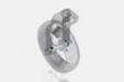 tulejka dystansowa 12x8.1x2mm, galwanizowana