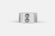 brake clamp 19/22mm silver