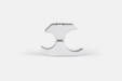 brake clamp 19/22mm silver