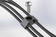 cable holder fourfold