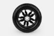 wheel 200/50 PU black, KEYWAY